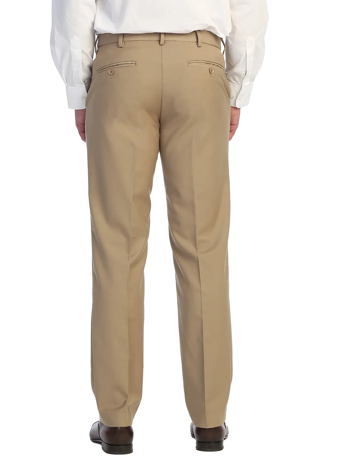 Men's Expandable Waist Dress Pants, Khaki