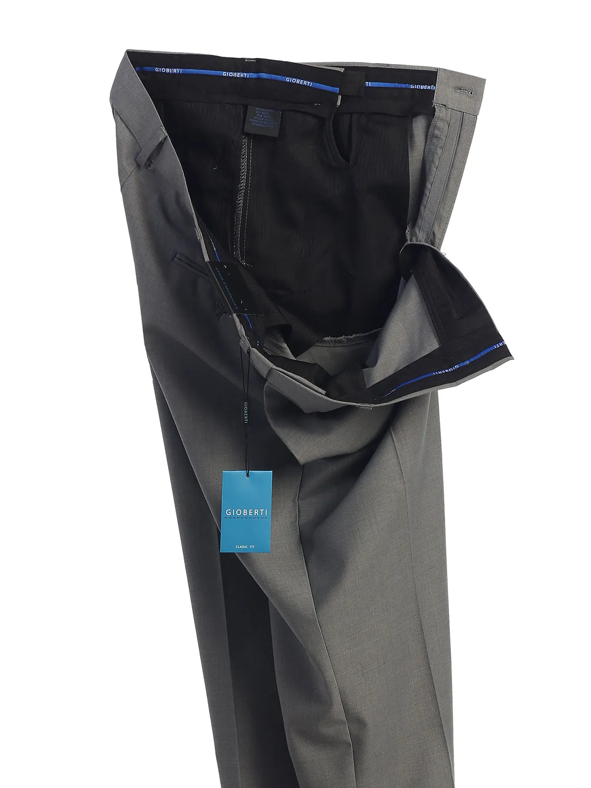 Men's Expandable Waist Dress Pants, Khaki
