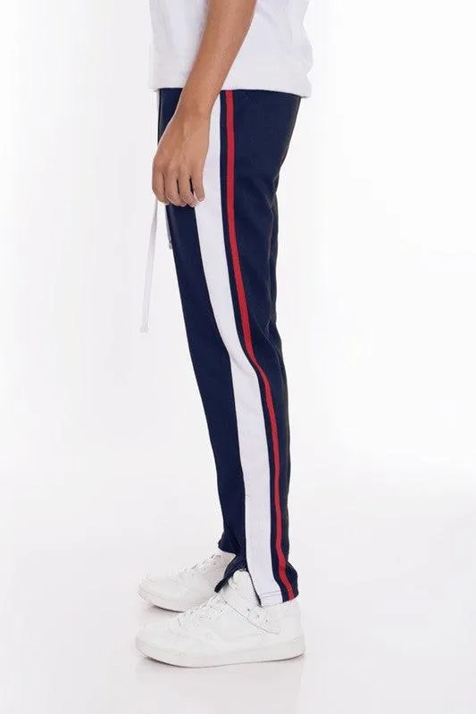 Mens Tri-Color Tapered Pants