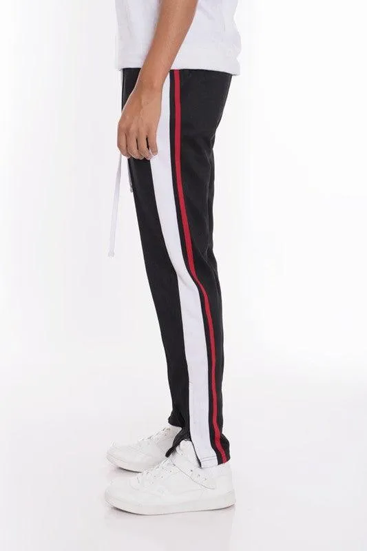 Mens Tri-Color Tapered Pants