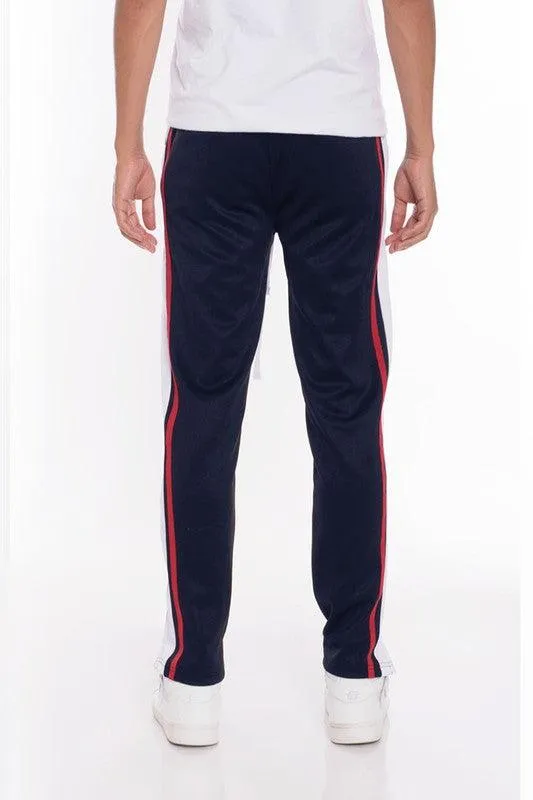 Mens Tri-Color Tapered Pants