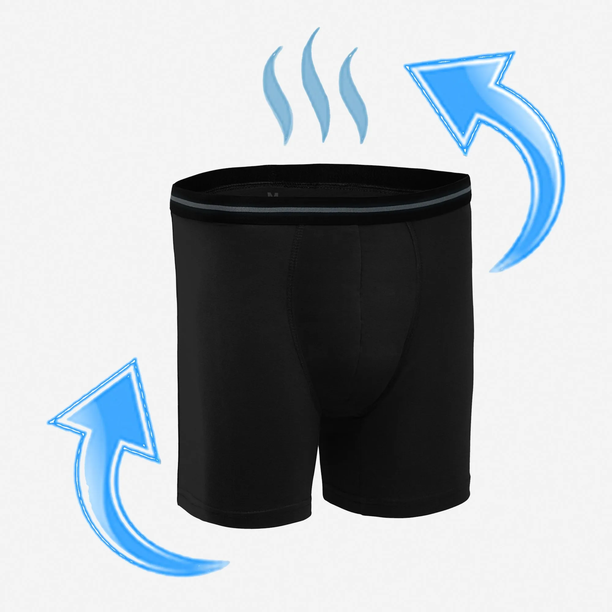Men's Underwear Boxer Briefs With Comfort Flex Waistband