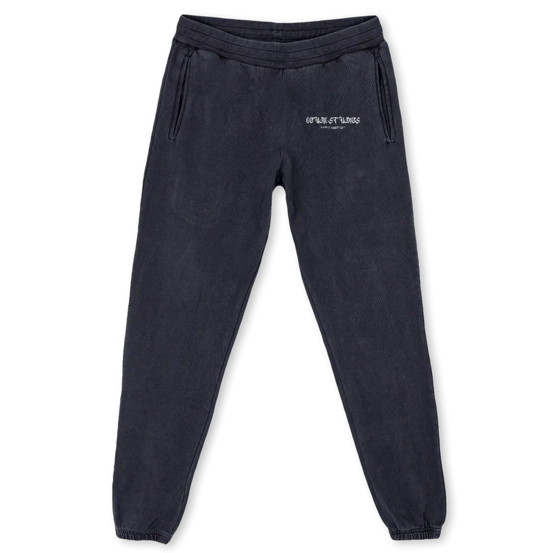 MUBARAKPANTSCOURE Vintage Black Sweatpants.
