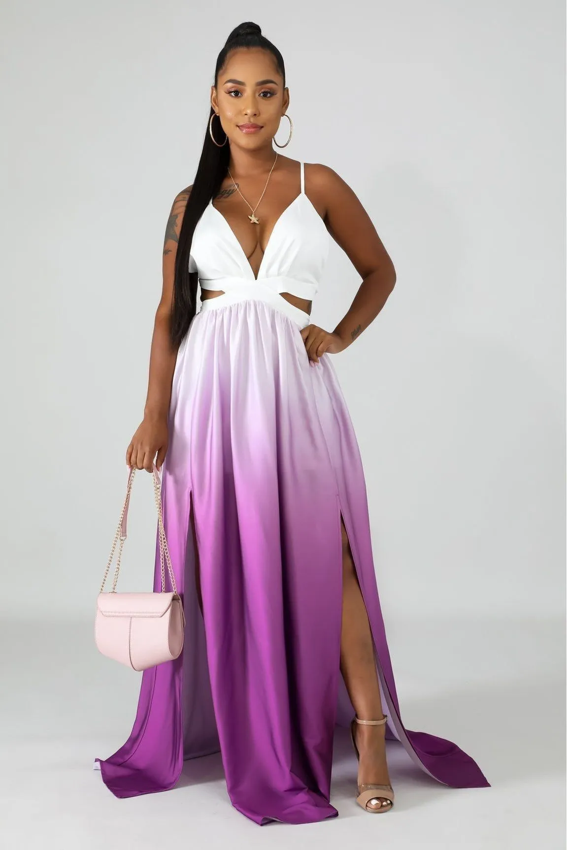 Ombré  Maxi Dress