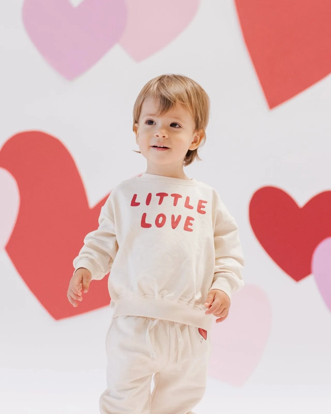 Quincy Mae Cupid Relaxed Fleece Sweatpants