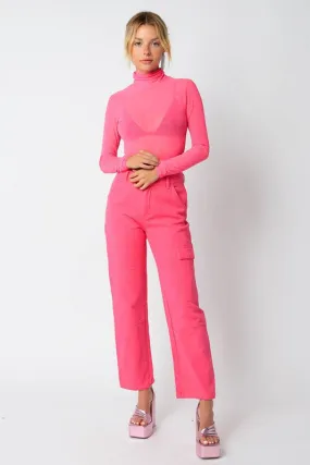 Sheer Turtleneck
