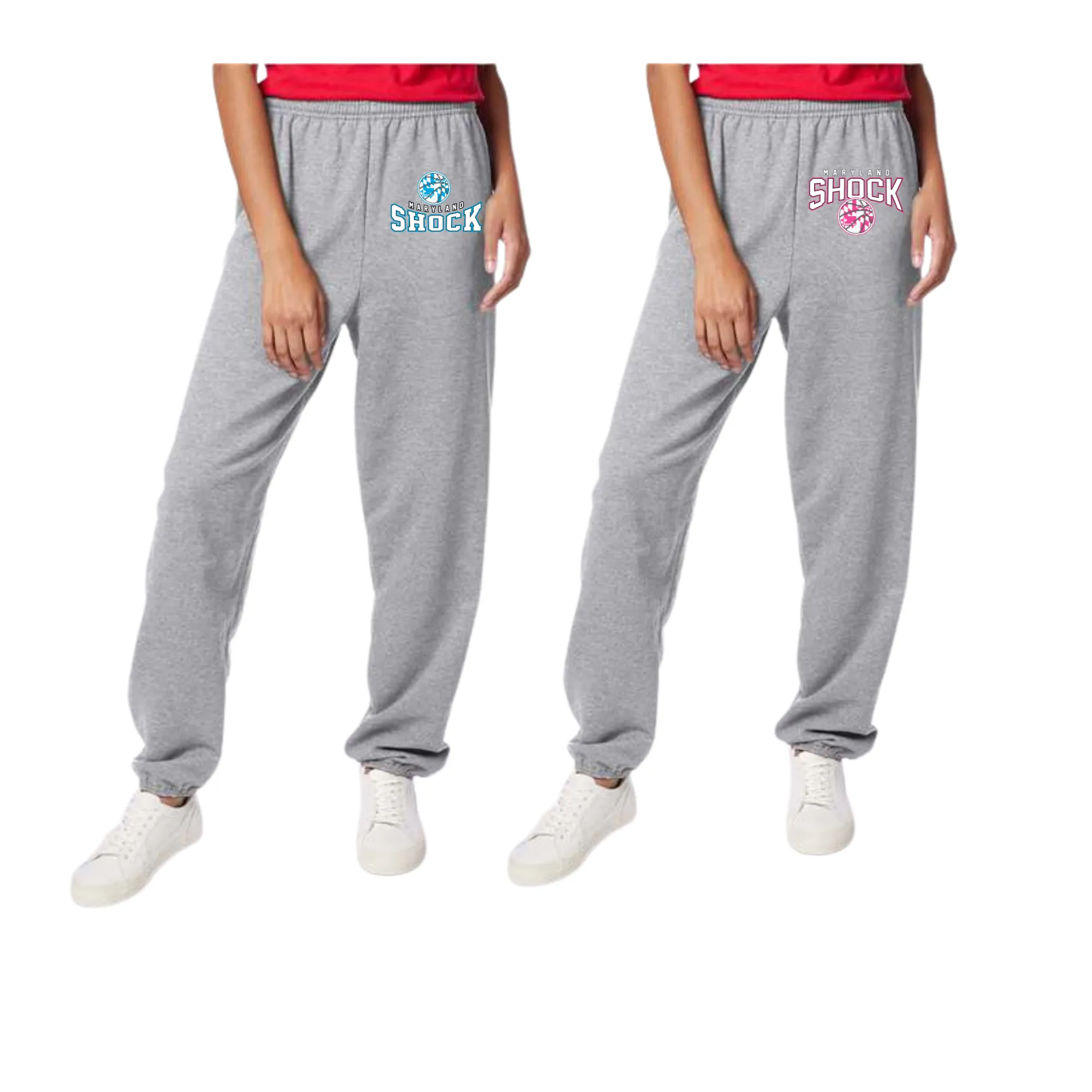 Shock travel basketball-adult sweatpants- gray