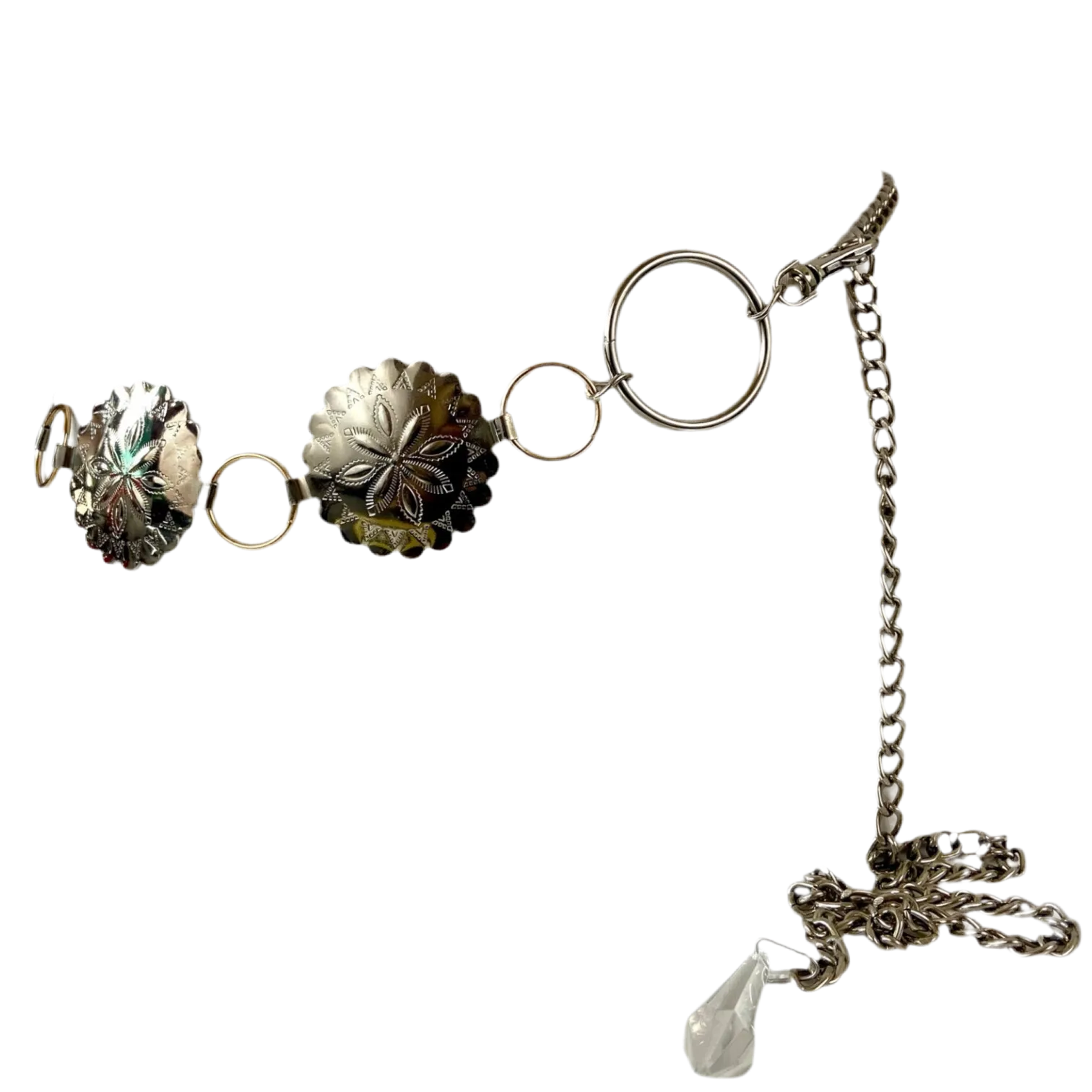 Silver gold waist belt