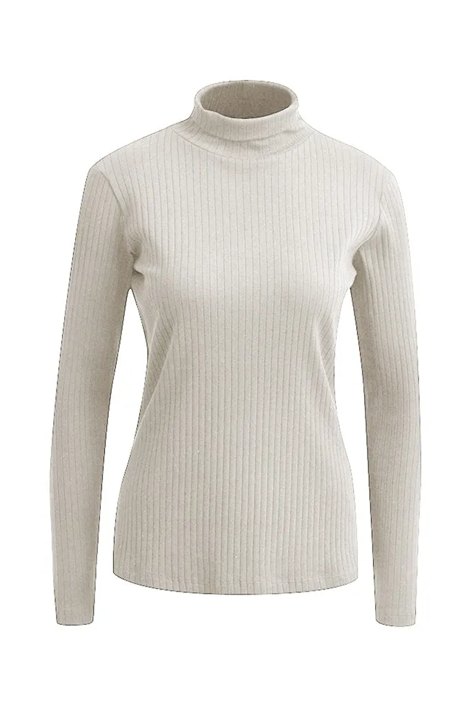 Smith&Soul / Damen-Shirt / RIB JERSEY TURTLENECK