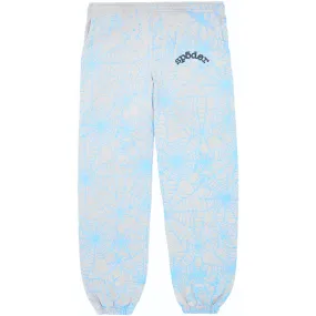 Sp5der AOP Web Heather Grey Sweatpants