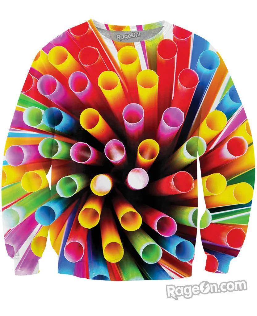 Straws Crewneck Sweatshirt