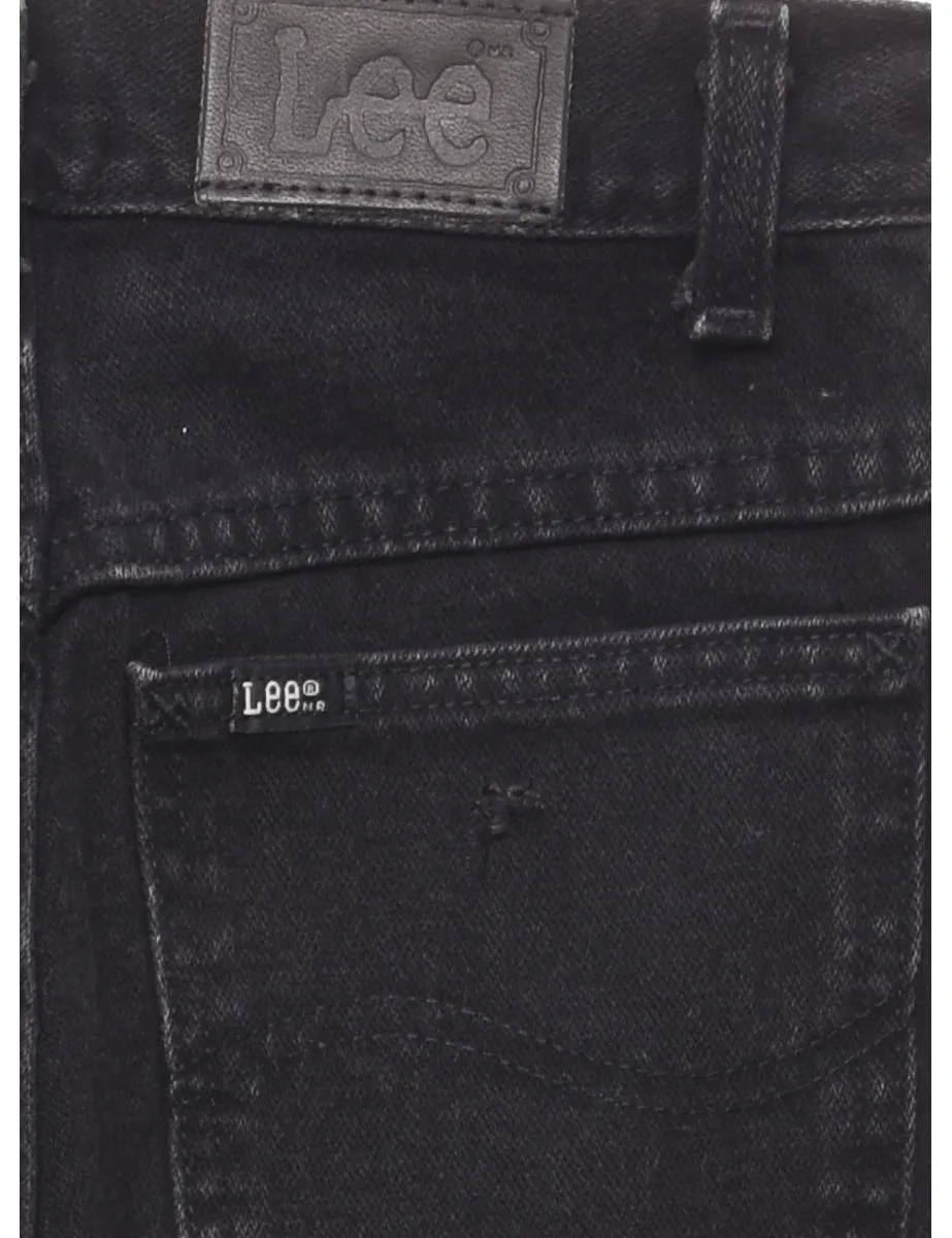 Tapered Black Lee Jeans - W24 L31