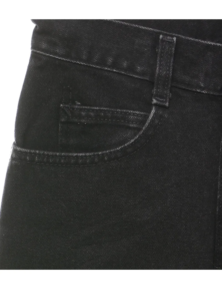 Tapered Black Lee Jeans - W24 L31