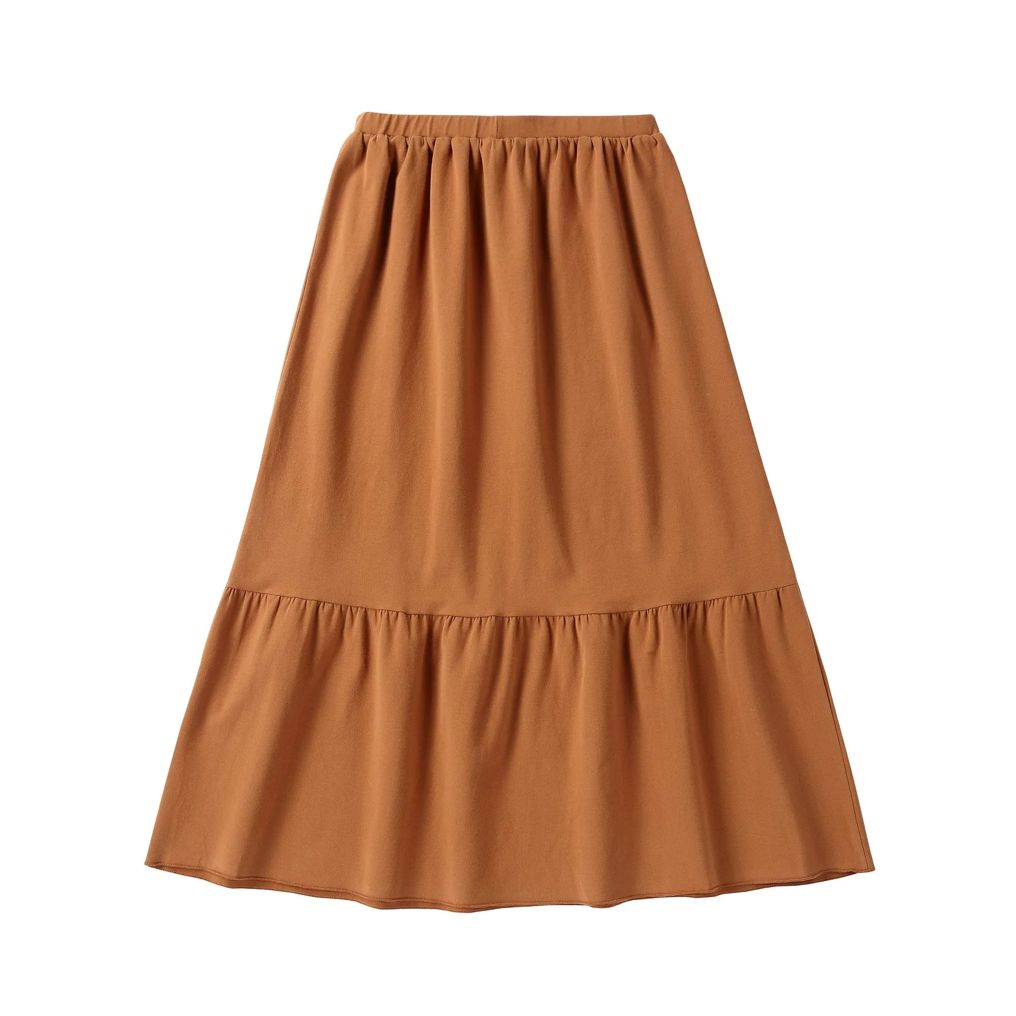 Teens Camel Maxi Skirt