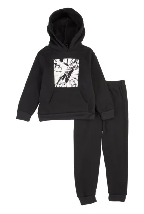 Toddler Boys Basketball Graphic Hoodie and Sweatpants