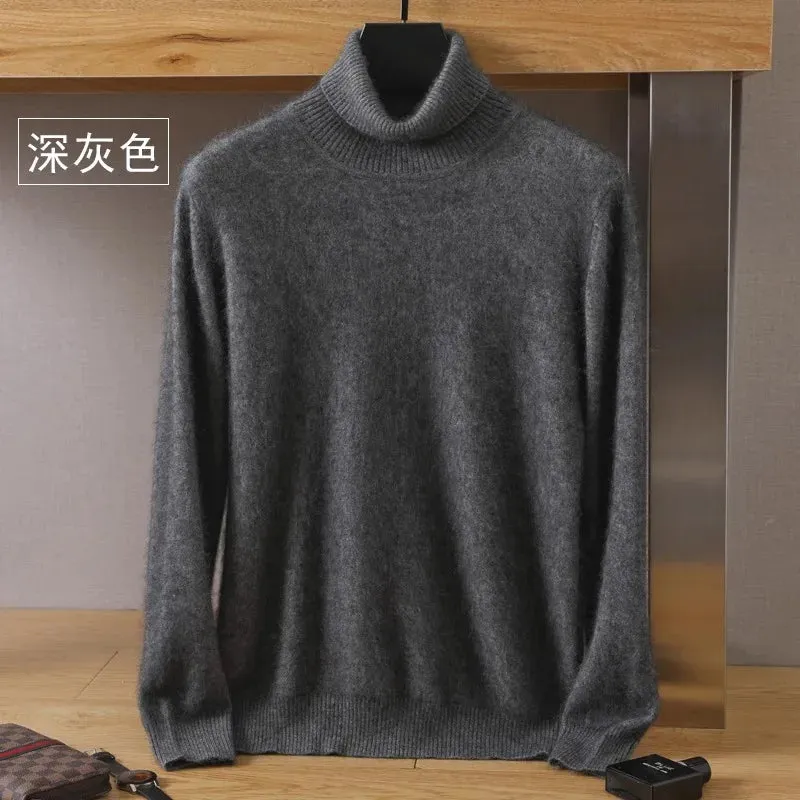 Trendy Mink Cashmere Turtleneck – Get Cozy in Style