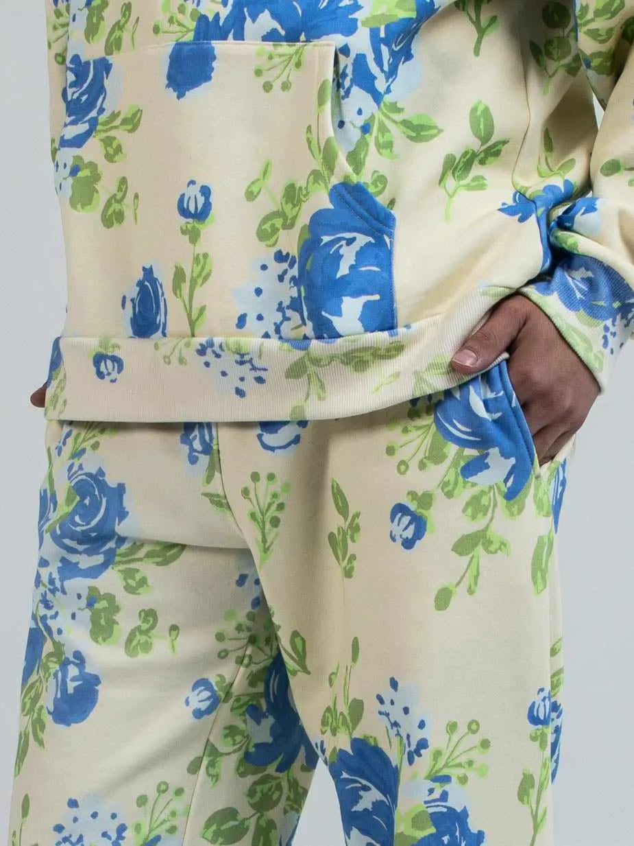 Twins Floral Wallpaper Sweatpants
