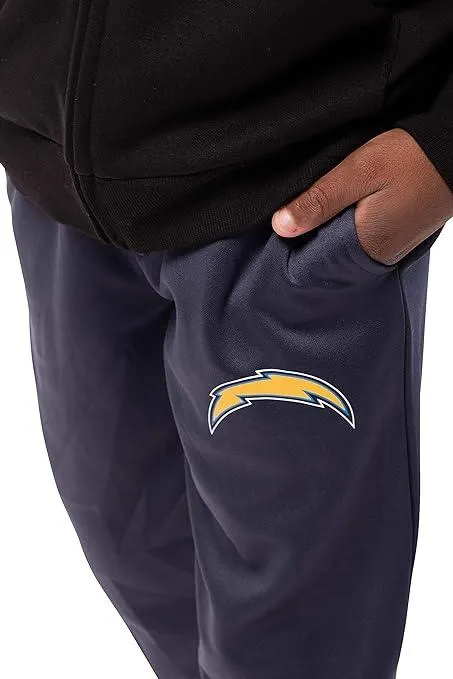 Ultra Game NFL Official Youth Super Soft Game Day Jogger Sweatpants, Los Angeles Chargers|Los Angeles Chargers