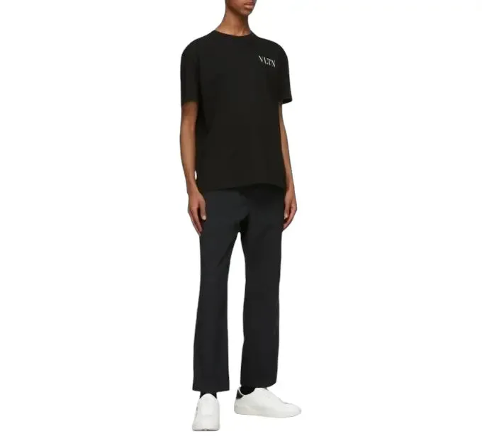 Valentino Navy Nylon Pants