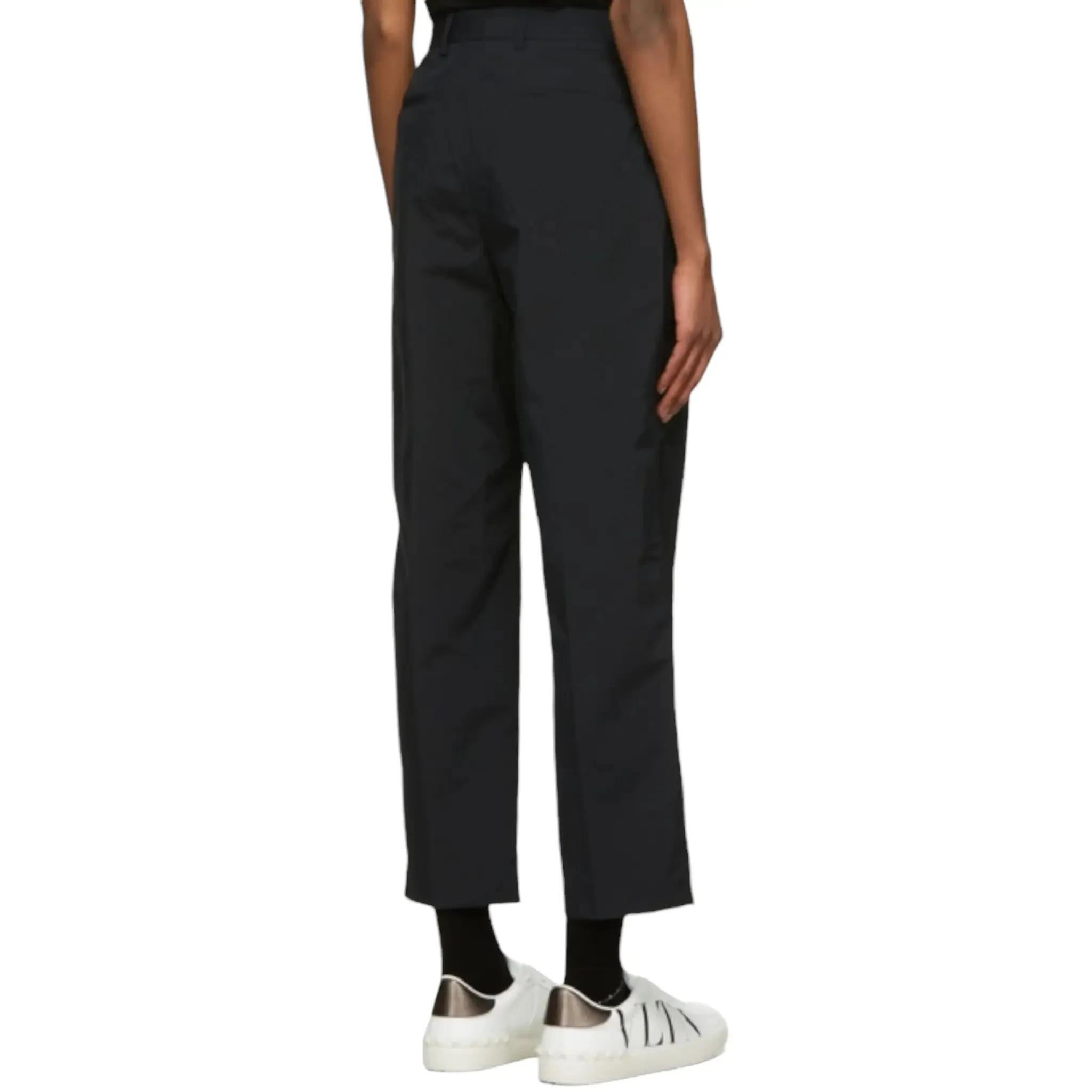 Valentino Navy Nylon Pants