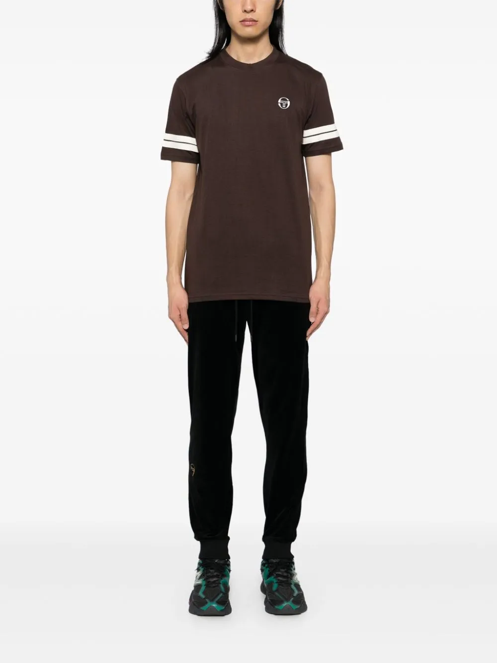 velvet track pants