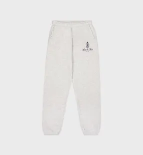 Vendome Sweatpant - Heather Gray/Navy